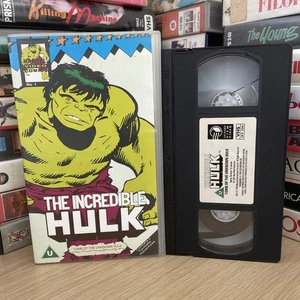 THE INCREDIBLE HULK - VHS - Marvel Video Comic - 80s Cartoon - Leisure View - Picture 1 of 5