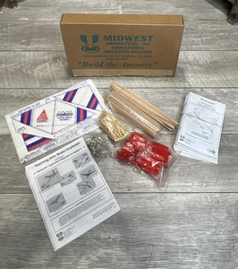 Vintage 90s Midwest Products Models Hands on Kit Teaching w/ Model Airplanes Kit - Picture 1 of 16