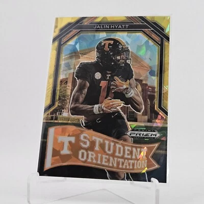 2023 Panini Prizm Draft Picks - Student Orientation Gold Ice Prizm #SO-14 Jalin - Image 1 of 2