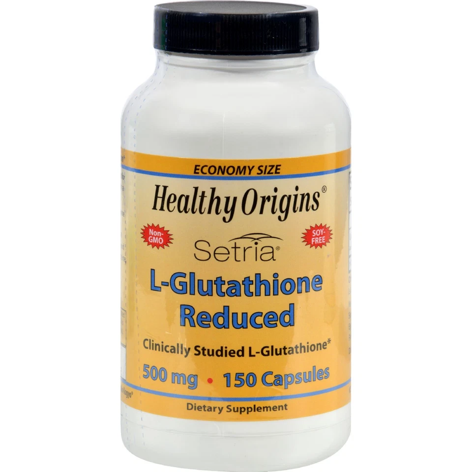 Healthy Origins Setria L-glutathione REDUCED 500 MG 150 Capsules