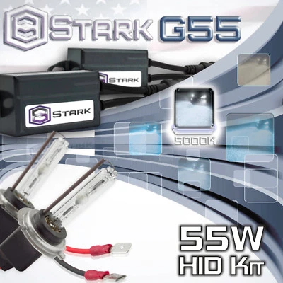 Stark 55W Micro HID Head Light Slim Xenon Kit - H7 5K 5000K White (A) - Image 1 of 3