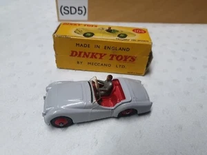 Dinky Toys 105, Triumph TR2 Sports, Original Near Mint, With Box (Tatty) (SD5) - Picture 1 of 11