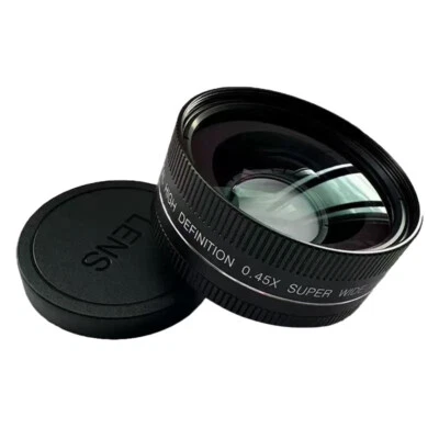 Additional 52mm 0.45x Wide Angle Lens Macro Lens for Nikon Canon DSLR Cameras - Image 1 of 4