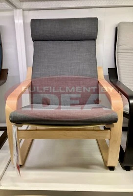 Novo em folha IKEA POANG Skiftebo cinza escuro SOMENTE ALMOFADA 704.928.48 - Imagem 1 de 2