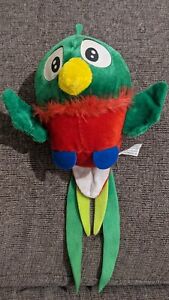 Plush Parrot Bird Toys Bird Big Eyes Bright Colourful Animal Wings 
