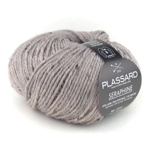 Wool Séraphine Tweeds Timeless 80 Beige Mottled/Spotted - Picture 1 of 2