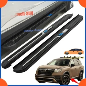 2PCS Running Boards Side Steps Nerf Bar Fits for Nissan Pathfinder 2022 2023 24 - Foto 1 di 4