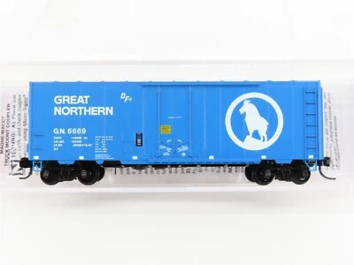 N Scale Micro-Trains MTL 07400037 GN Big Sky Blue 40' Box Car #6669 - Image 1 of 4
