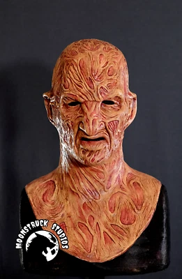 Freddy Krueger PART 4 mask Nightmare on Elm Street Horror Costume not darkride - Image 1 of 4