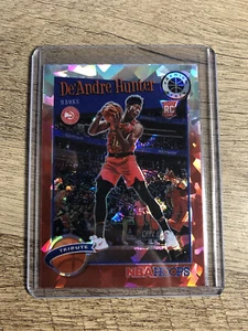 2019-20 Hoops Premium Tribute Red Ice De'Andre Hunter RC Atlanta Hawks #299 - Picture 1 of 2