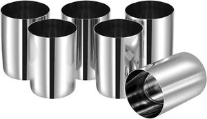 Set of 6 Pcs Stainless Steel Multipurpose Juice Glass with Mirror Finish, 300ML - Picture 1 of 3