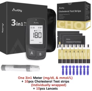 Cholesterol Meter with 20 Test Strips & Lancets - Picture 1 of 8