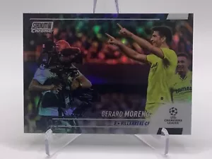 REFRACTOR GERARD MORENO VILLARREAL STADIUM CLUB TOPPS CROMADO 2021/22 - Imagen 1 de 1