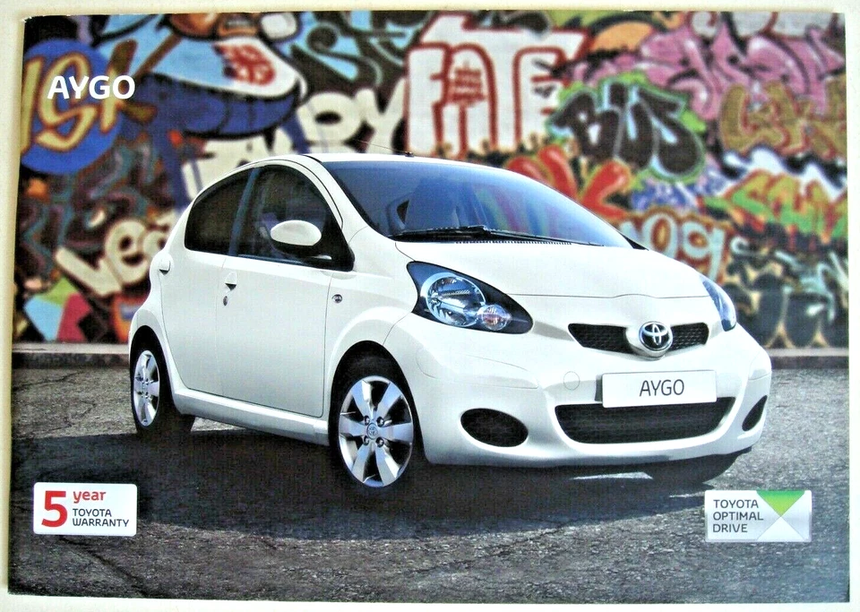 Toyota . Aygo . Toyota Aygo . April 2011 Sales Brochure - Image 1 of 1