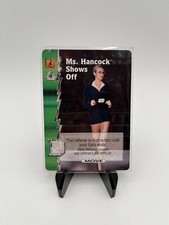 WCW Nitro Trading Card Game Ms Hancock Shows Off - Stacy Keibler RC Rookie Card!