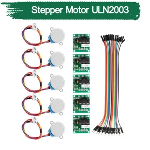 5V Motor 4 Phasen Schrittmotor Stepper Motor Treiberplatine ULN2003 für Arduino - Bild 1 von 11