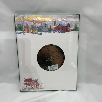 Vintage Z GRAFIX~100 Sheets of 8.5"x11" HOLIDAY PAPERS for LASER & INJET New - Image 1 of 4