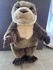 RARO Build-a-Bear St. Louis Zoo RIVER LONTER 14" marrone peluche castoro - Foto 1 di 18