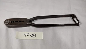 (118) Vtg M. Klein & Sons #7 Lineman Splicing Crimping Pliers 10” Long - Picture 1 of 11