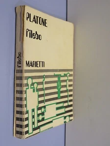FILEBO Platone A cura di Claudio Mazzarelli Marietti 1975 classici greci libro - Imagen 1 de 1