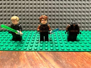 LEGO Star Wars Anakin & Luke Skywalker Minifigures lot of 2 and some parts - Picture 1 of 8