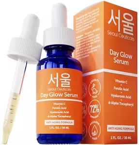 Siero acido ialuronico Korean Skin Care + acido ferulico CE - potente anti invecchiamento - Foto 1 di 9