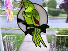 Stained Glass  Hahns macaw Parrot Sun catcher (Real Glass)