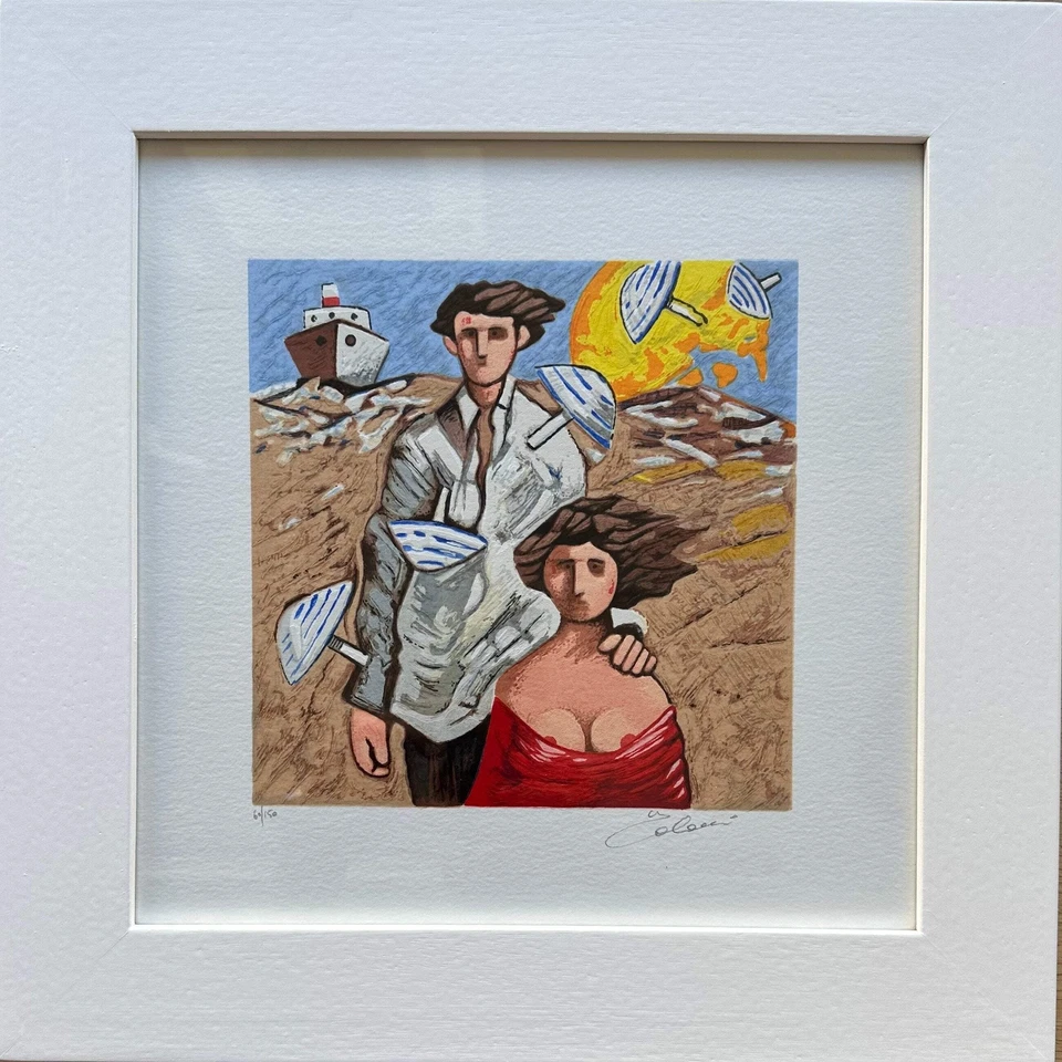 Opera incorniciata: Un giorno d'estate Giampaolo Talani SERIGRAFIA Numerata - Immagine 1 di 1