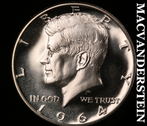 1964 Kennedy Half Dollar - Scarce Choice Gem Proof Lustrous #U9838