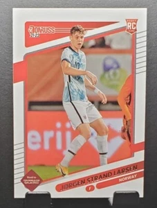 2021-22 Donruss #106 Jorgen Strand Larsen RC NORWAY Rookie Soccer card NM/MT - Picture 1 of 2