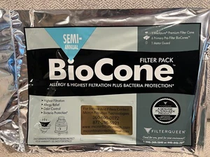 Filter Queen BioCone Semi-Annual Filter Pack - Picture 1 of 2
