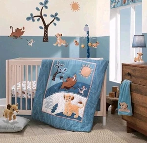 Lambs And Ivy Disney Baby Lion king 3Pc Crib Bedding Set New Boys - Picture 1 of 7
