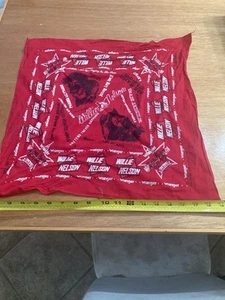 Willie Nelson Family On Tour Wrangler Vtg Bandana Scarf Handkerchief Country - Picture 1 of 9
