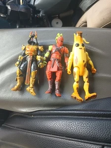 Lot of 3 Jazwares Fortnite 4 inch Action Figures  (with accessories) - Picture 1 of 4