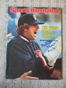 Mark Fidrych Firmado SI Sports Illustrated 24/04/78 Tigres de Detroit - Imagen 1 de 5