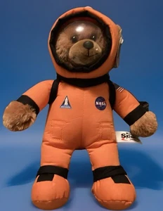 "OSO DE PELUCHE ASTRONAUTA CENTRO ESPACIAL Kennedy peluche juguete naranja 12""" - Imagen 1 de 5