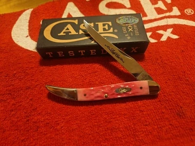 CASE XX LADY CASE * CUCHILLO PALILLO DE DIENTES TEXAS MEDIANO GOMA BUBBA ROSA Foto 1 de 4