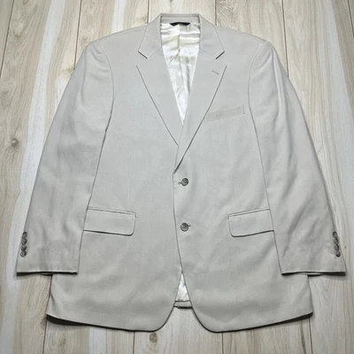 Blazer Brooks Brothers “346” 100% Seda Beige Espiga Para Hombre Talla 44R Abrigo Deportivo Foto 1 de 4