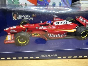 1/18 MINICHAMPS WILLIAMS FW20 JACQUES VILLENEUVE FORMULA ONE 1998 W/ DRIVER - Picture 1 of 3