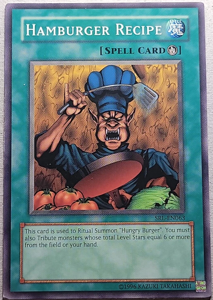 YUGIOH! - Hamburger Recipe - SRL-EN063 - 25'th A.- Unl. Ed - NM/M - Image 1 of 1