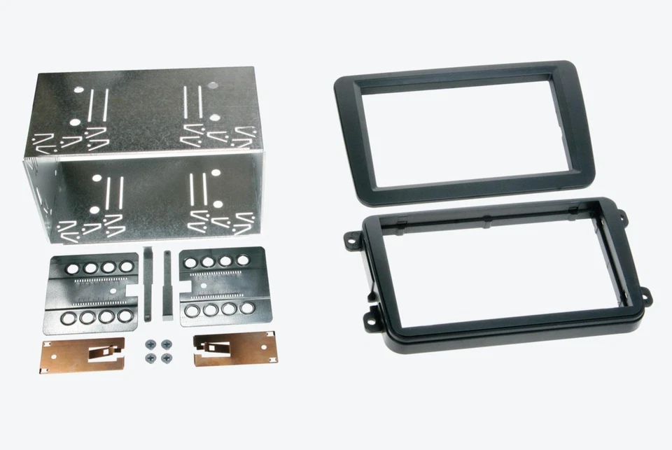 ACV 381320-10 Doppel-DIN Einbaukit Radioblende kompatibel mit Seat, Skoda, VW  - Bild 1 von 1