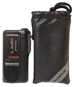 OLYMPUS Pearlcorder S721 Voice Recorder Microcassette Recorder Meeting - Picture 1 of 10