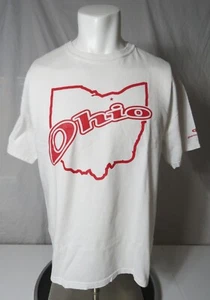 Camiseta grande usada de Gildan State Contorno de los años 2000 de Cleveland, Ohio - Imagen 1 de 4