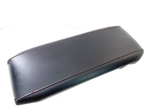 10-17 Chevy Equinox Terrain Center Console Armrest Lid Black w/ Red Stitching - Picture 1 of 10