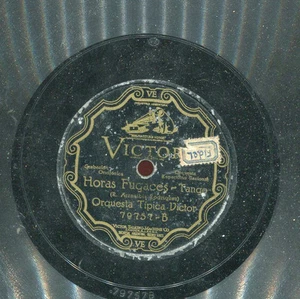 Disco TANGO ORQUESTA VICTOR - TRAPO VIEJO / HORAS FUGACES - 78 - Imagen 1 de 2