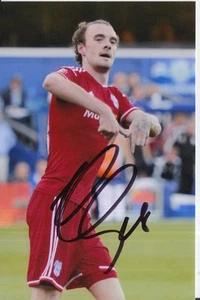 FOTO FIRMADA A MANO POR SCOTT MALONE 6X4 DE CARDIFF CITY. - Imagen 1 de 1