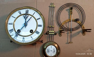 antiker alter Regulator Pendeluhr Ersatzteil Uhrwerk Regulatorwerk Kurzpendel - Bild 1 von 9