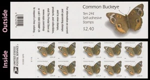 US 4001b Common Buckeye Butterfly 24c booklet 10 V1111 MNH 2006 - Picture 1 of 3