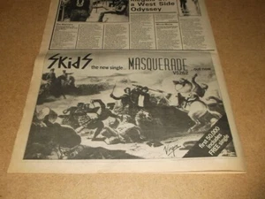 Skids: Masquerade 1979 Half Page (12" X 8") UK Advert - Picture 1 of 1