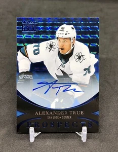 2020-21 Skybox Metal Universe Alexander True AUTO PROSPECTS BLUE SSP RC #PP-13 - Picture 1 of 12